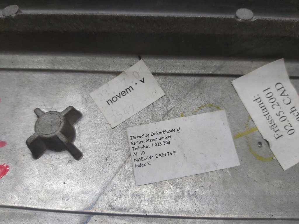 фото №9, Bmw 7 e65 молдинг dekor панелі консолі 7025308