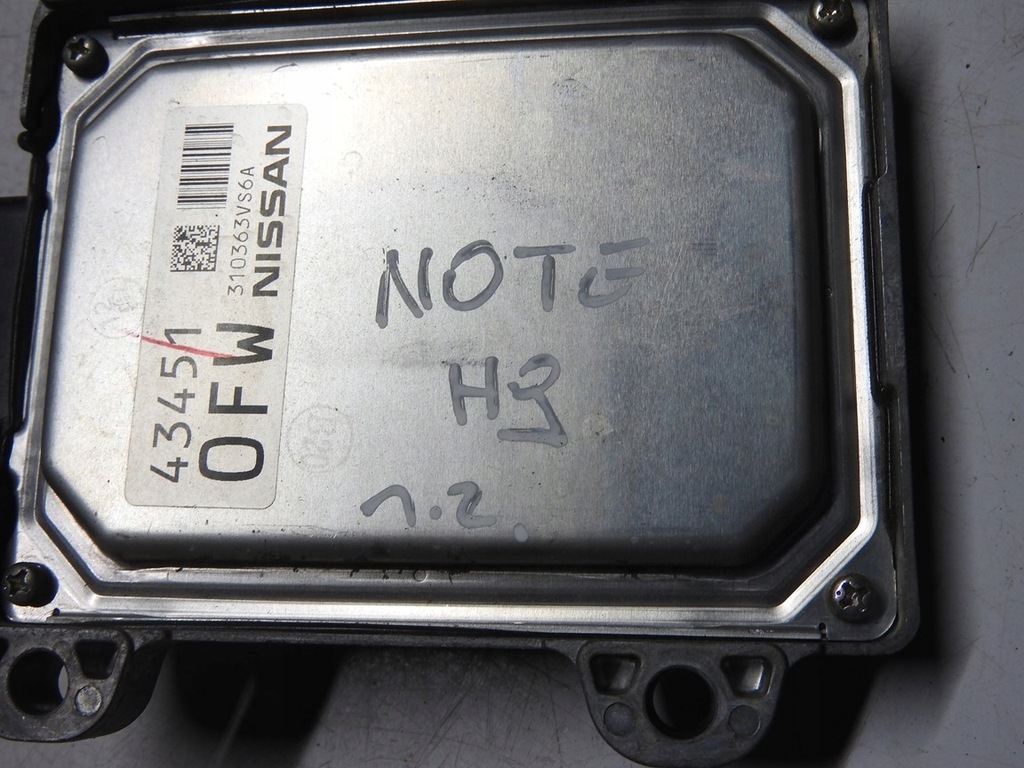 фото №5, Nissan note ii e12 12-16 1.2 dig-s модуль коробки 310f63va0a