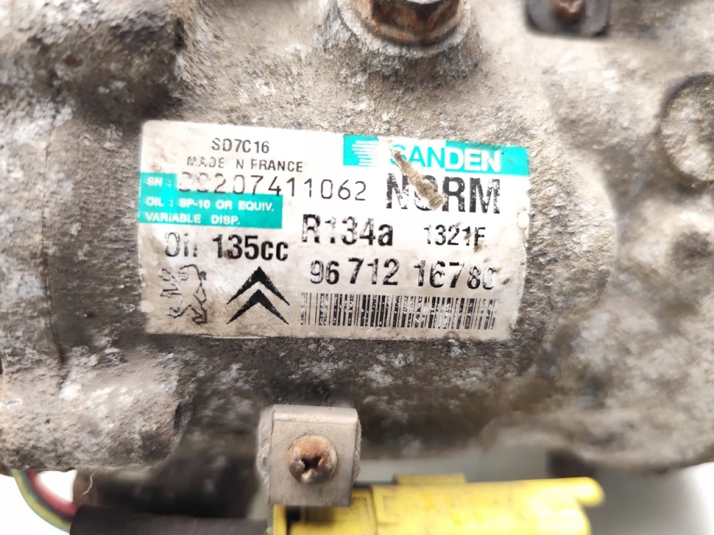 фото №7, Citroen c4 picasso компресор / компресор кондиціонера a/c дизель 9671216780