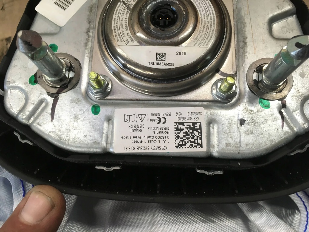 фото №11, Подушка безпеки подушка водія пасажира dacia duster ii