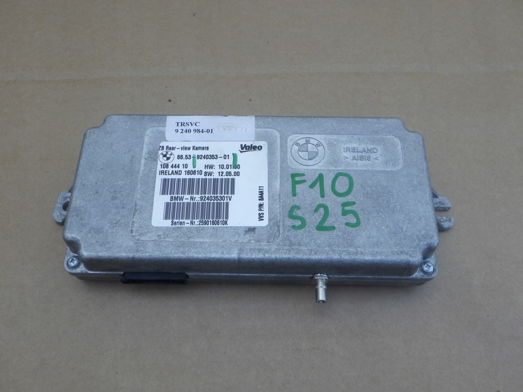 фото №1, 9240984 bmw f10 модуль блок керування камери заднього виду