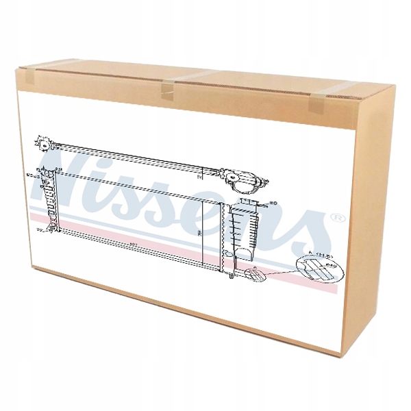 фото №1, Nissens 63512a радіатор, система охолодження двигуна