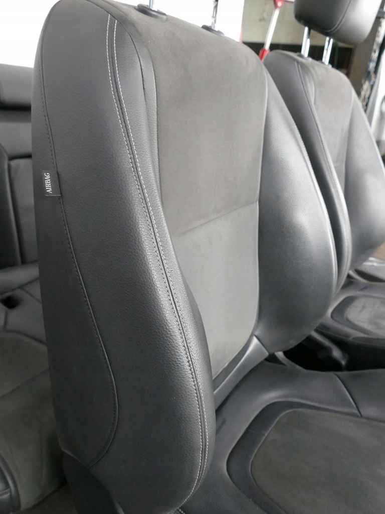 фото №7, Jaguar xf r сидіння заднє сидіння обшивки alcantara комплект