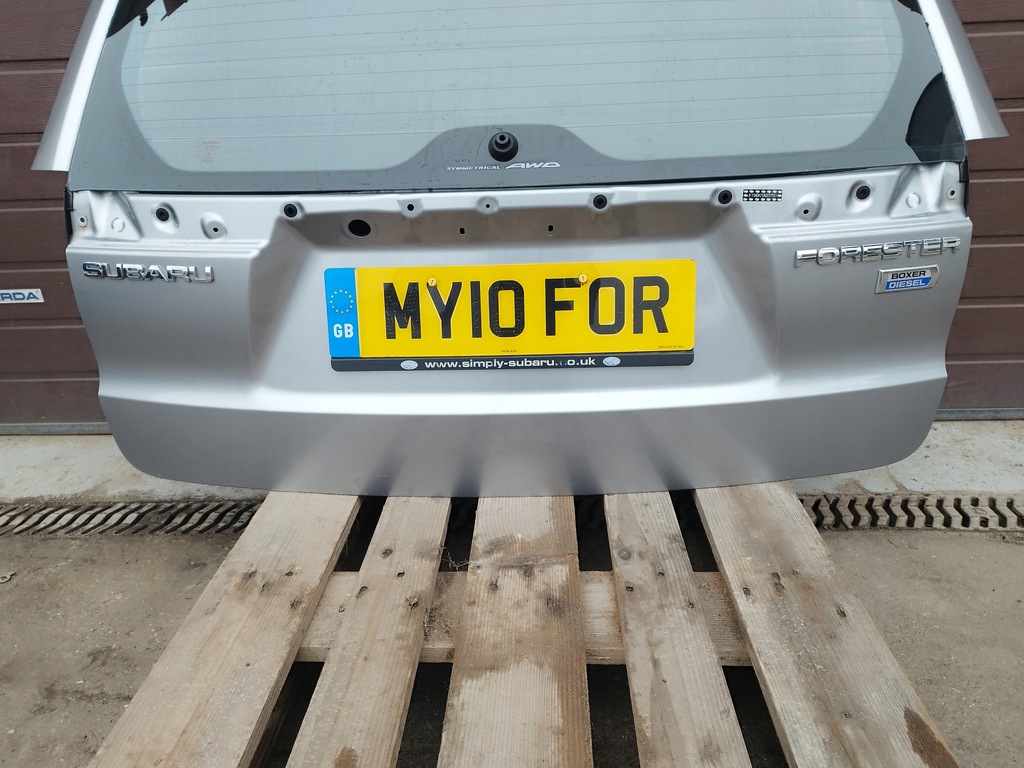 фото №6, Крышка багажника стекло задняя subaru forester iii lata 2008-2012 цвет c6z оригинал