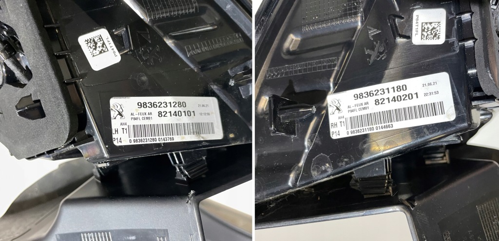 фото №14, Peugeot 3008 ii 2021 лампа задняя правая 9836231180