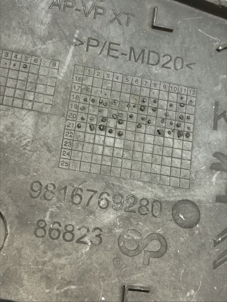 фото №5, Заглушка фаркоп перед peugeot partner iii 9816769280 db