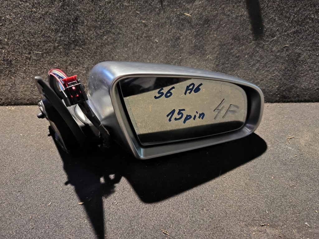 фото №1, Audi s6 a6 4f дзеркало праве 15 pin ліва 15 pin хром europa колір