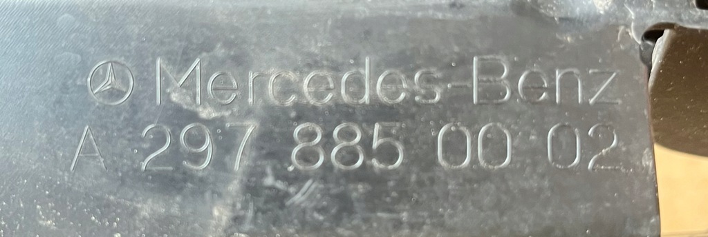 фото №7, Підсилювач накладки спойлер ґрати бампера перед mercedes eqs v297 amg