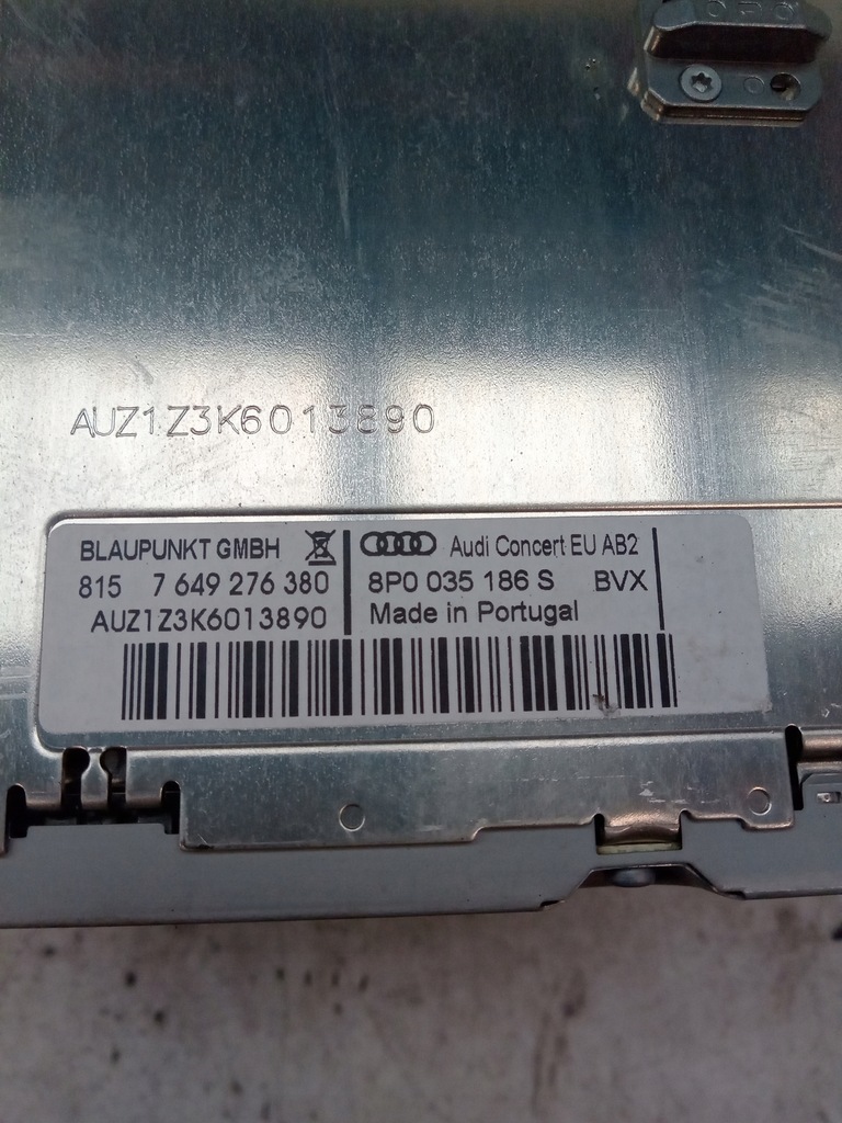 фото №8, Audi a3 8l радиопроигрыватель concert iii 8p0035186s