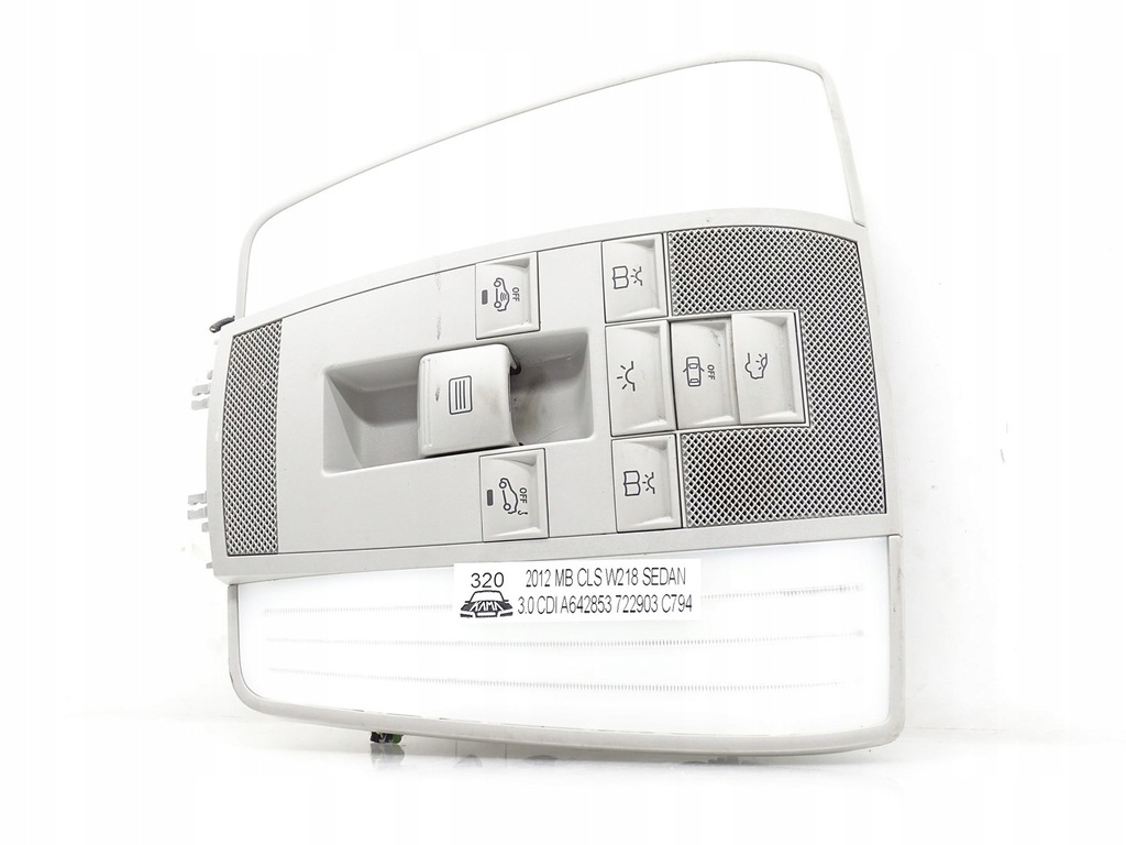 фото №1, Лампа освітлення салону кабіни стельовий mercedes cls w218 a0128206610