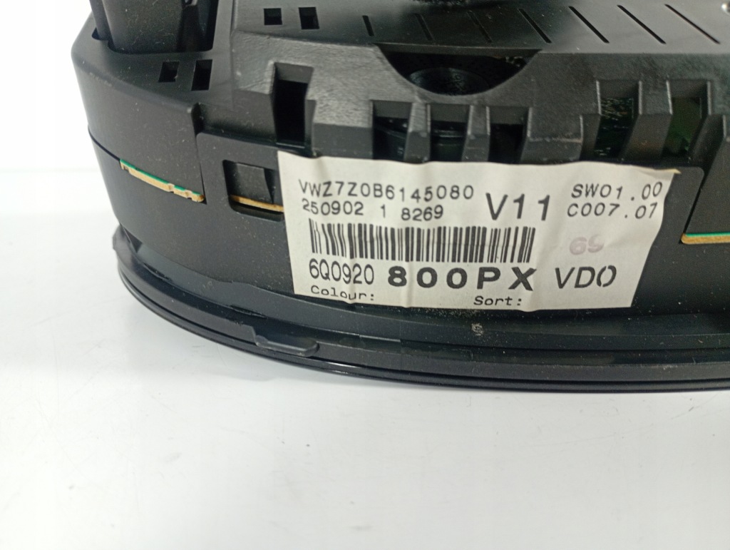 фото №5, Vw polo n9 9n 05-09 счетчик приборы obrotomierz оригинальный номер 6q0920800px