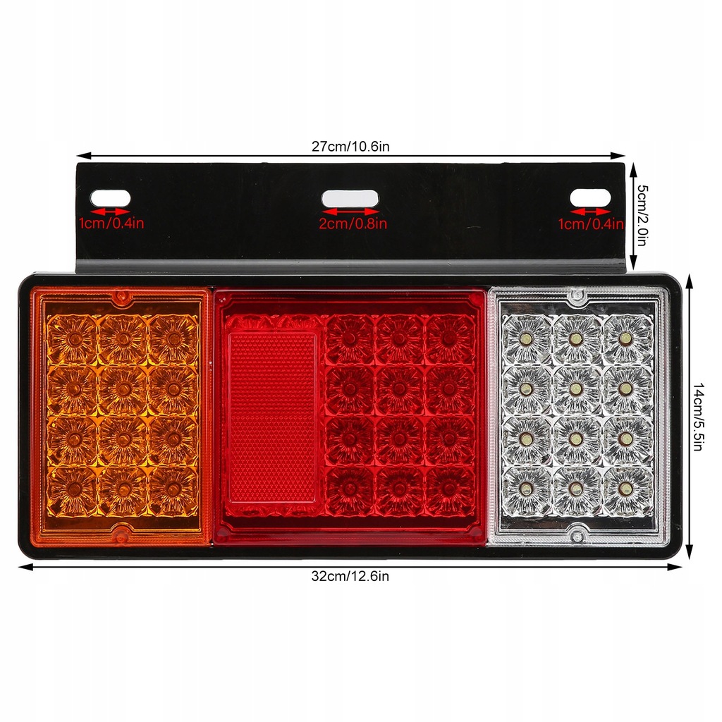 фото №9, Пара задній лампи 12v 44 діоди led замінник dla serii w isuzu elf 3m