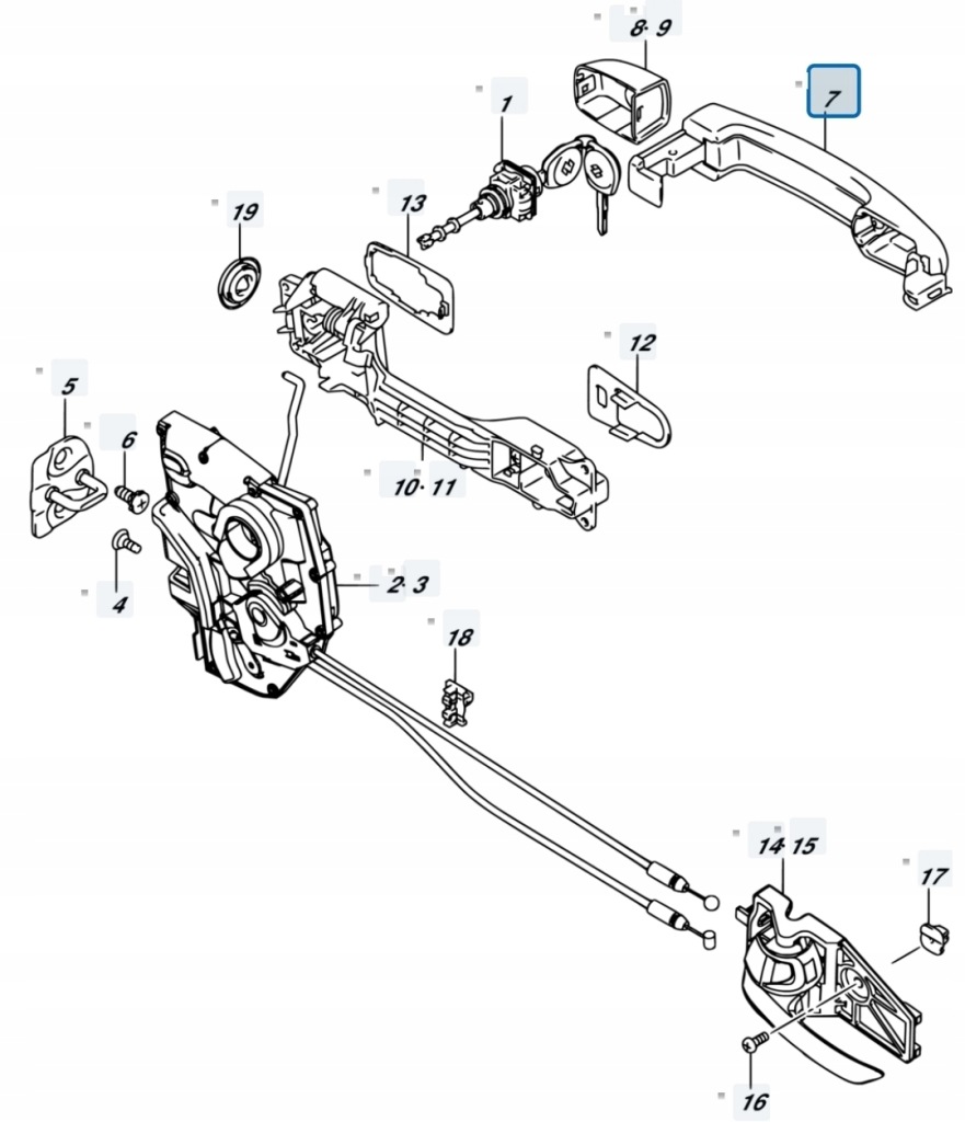 фото №9, Suzuki sx4 s-cross 18r lift 1.4t ручка дверь передних правая левая zq6 c14