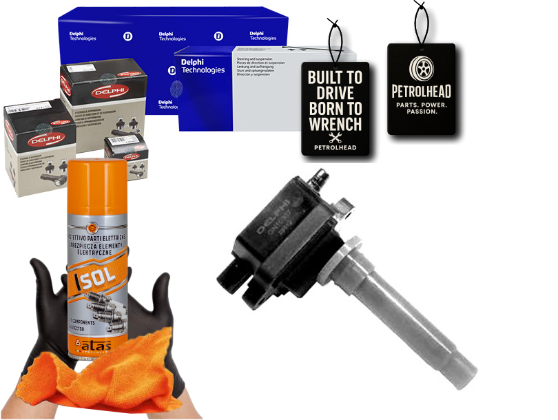 фото №1, Котушка запалювання kia clarus 1,8 00- delphi #petrolhead pro+ kit4