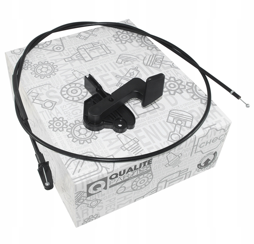 фото №1, Трос + кронштейн ручка відкривання капот audi a4 b6 b7