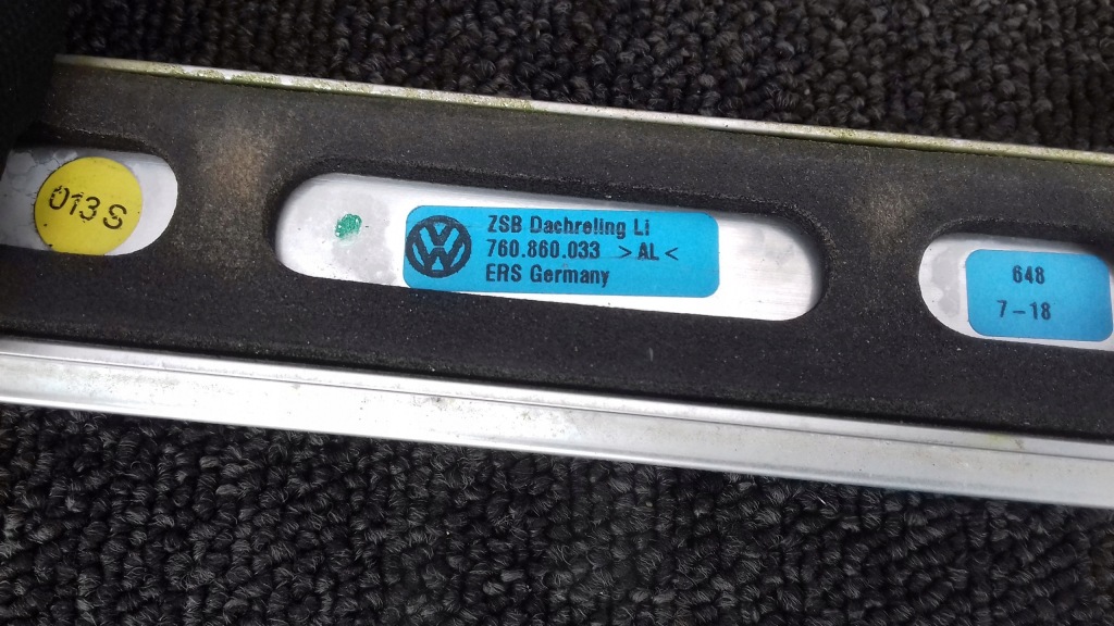 Рейлінги дахові 760860033 760860034 vw touareg 3 Недорого