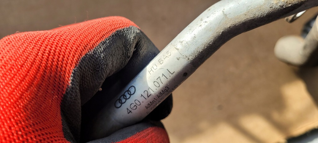 фото №7, A7 4g шланг труба wody 3.0 tdi 4g0121071l a6 c7 4g