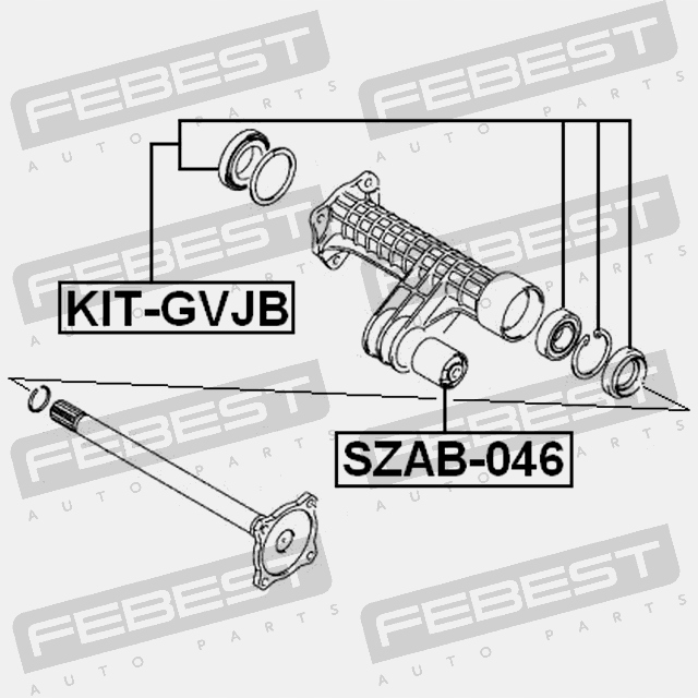 фото №3, Підшипник задній піввісь kpl.4 елемент.