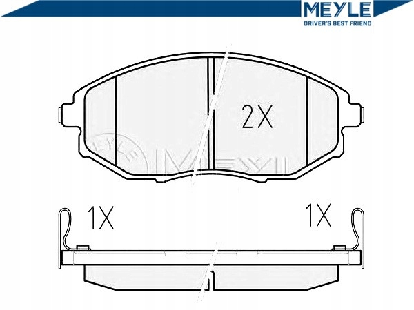 фото №3, Meyle тормозные колодки тормозные chevrolet перед epica 06- с