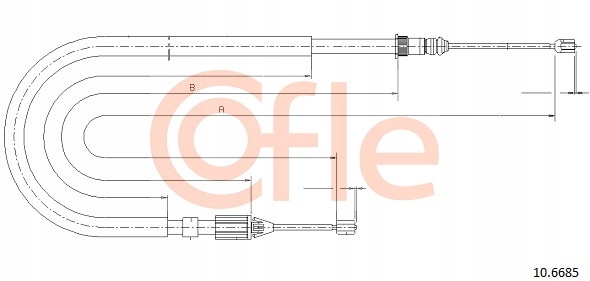 Трос гальма ручного до renault megane Ціна
