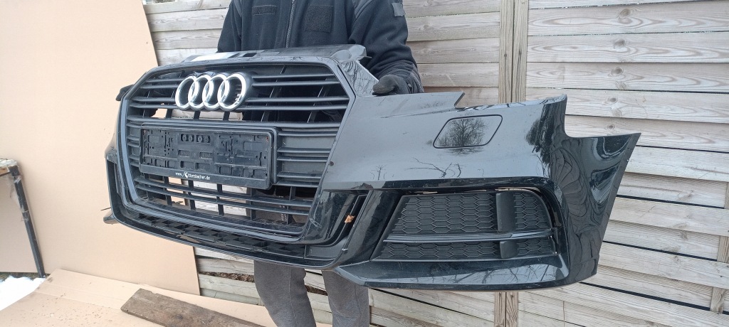 Бампер перед передний audi a3 8v s-line lift 16-2rok 8v3807437 8v3853651aa Недорого