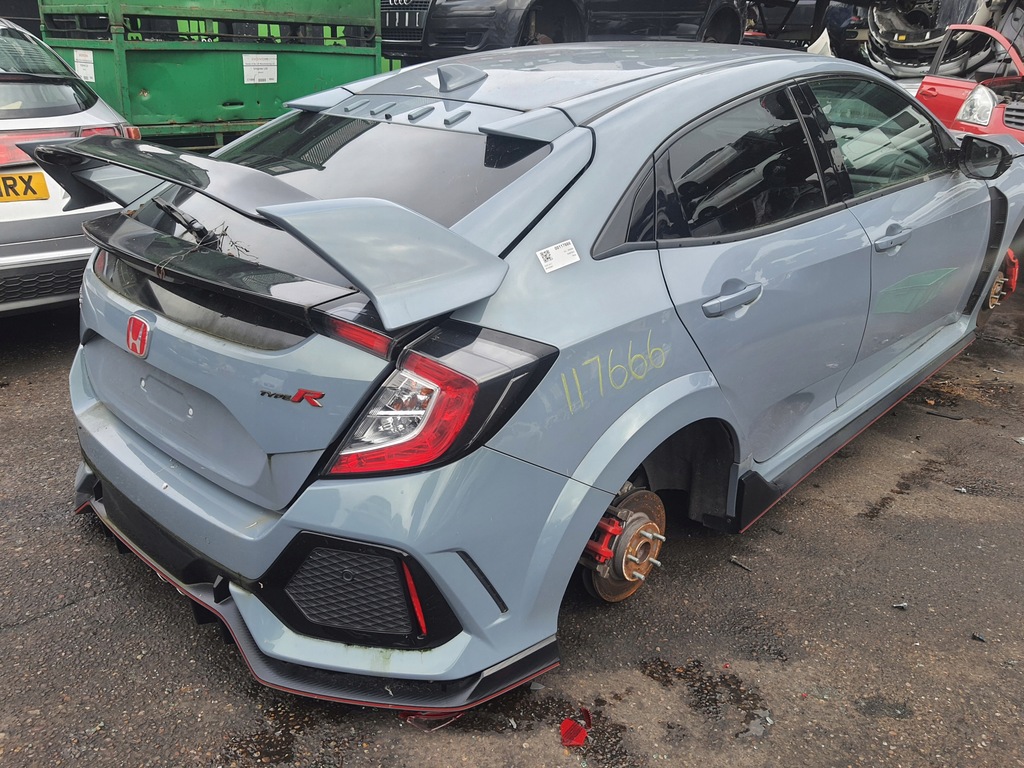 фото №4, Honda civic x type r nh788p 17- дверь hb