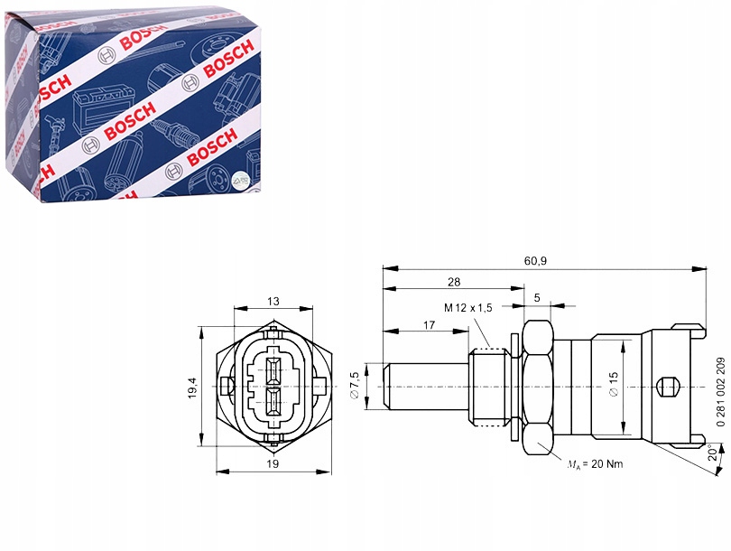 фото №1, Bosch 281 002 209