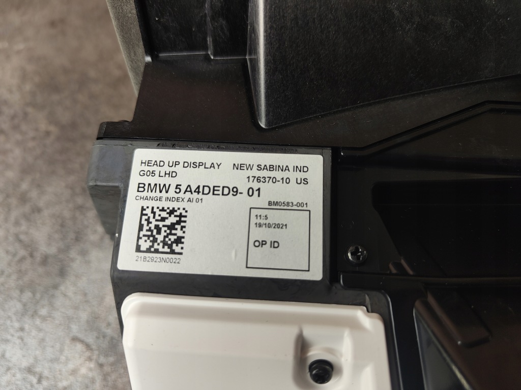 фото №7, Bmw g05 x5 g07 x7 lci дисплей прозрачный hud head up дисплей 5a4ded9