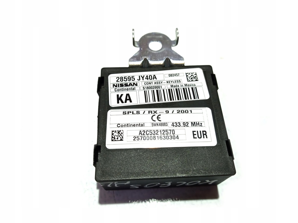 фото №1, Модуль блок управления keyless koleos 28595jy40a