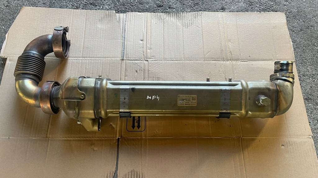 фото №1, Радиатор рециркулятор выхлопных газов egr mercedes actros mp4 mp5 23r om470