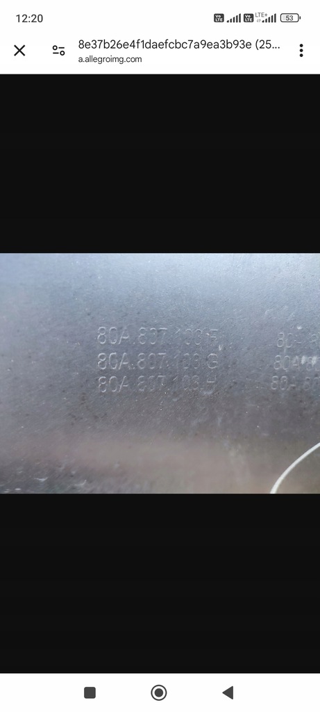 фото №13, Бампер решётка радиатора audi q5 ii sq5 80a s-line перед хороший оригинальный номер