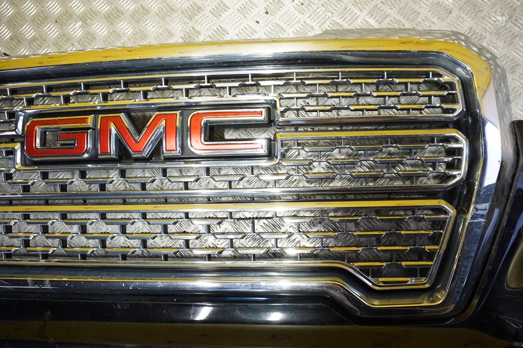 фото №11, Gmc sierra 1500 2019 - 2021 бампер перед передній хром решітка радіатора usa