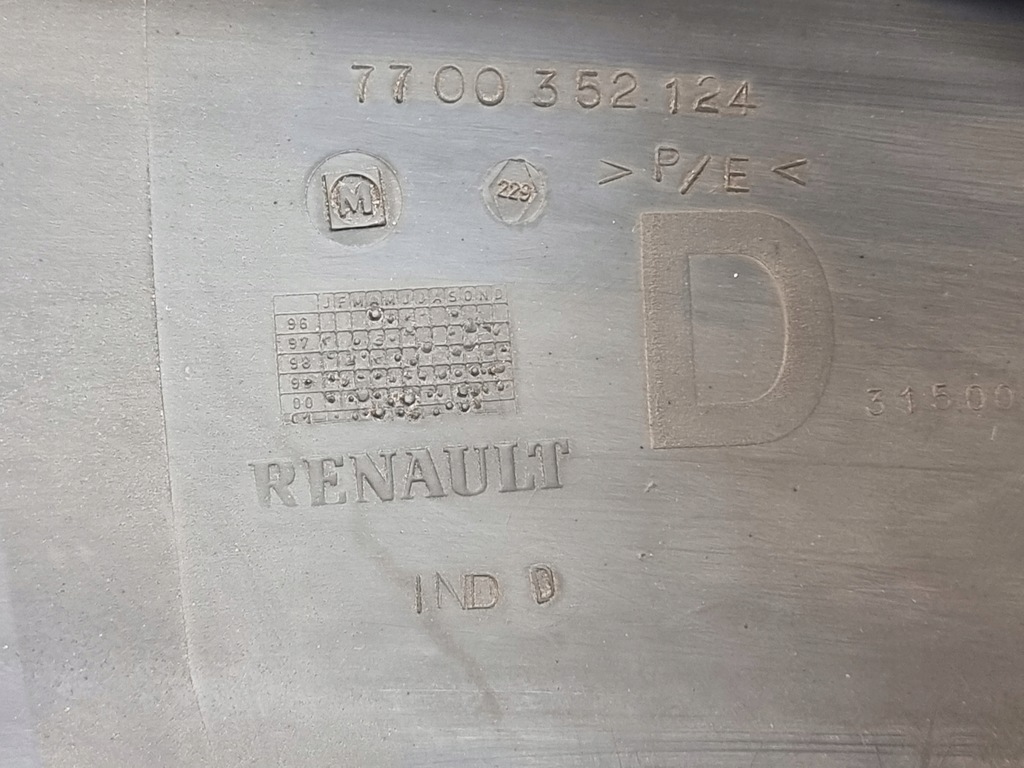 фото №10, Уголок бампера правый задняя оригинальный номер 7700352124 opel movano a