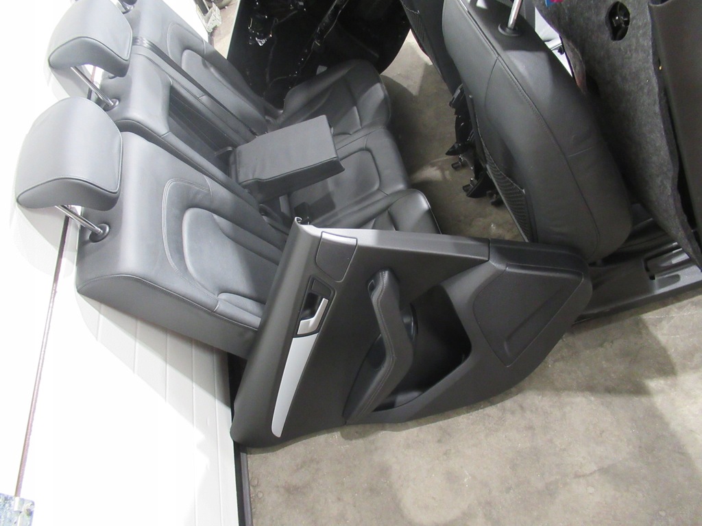 фото №7, Audi q5 i 1 8r сиденье заднее сиденье обивка czarna кожа