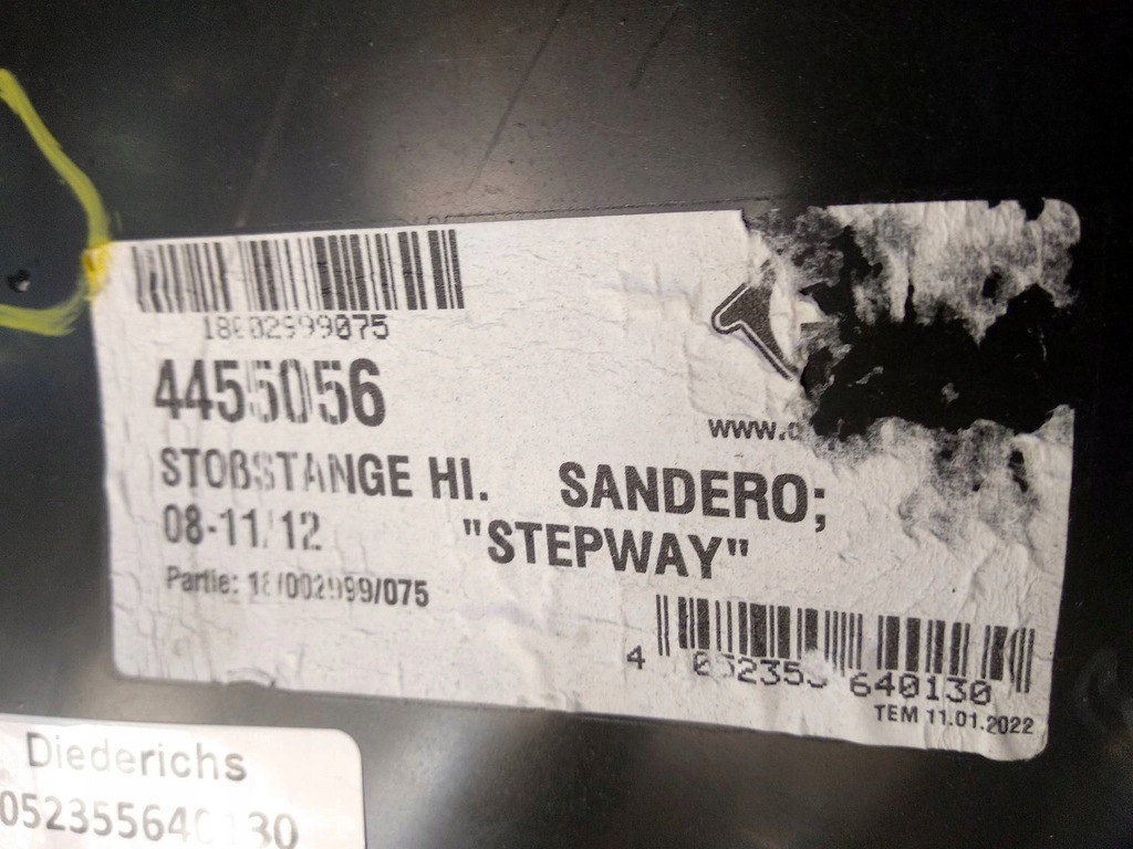 фото №12, Бампер задняя dacia sandero i sd 2008-2012 4455056