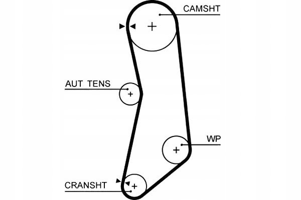 фото №2, Gat5626xs ремень распределительного вала fiat panda 1.1 09.03-
