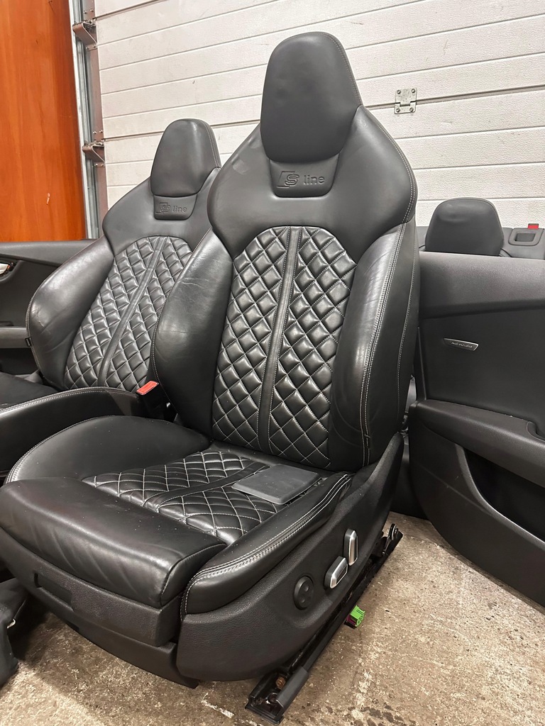 фото №11, Audi a7 c7 4g 11-18r s-line сидіння шкіра заднє сидіння обшивки комплект 4g8959760