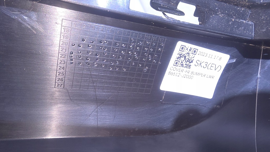 фото №10, Kia soul электрик iii 3 бампер перед накладка спойлер 86512-j2000