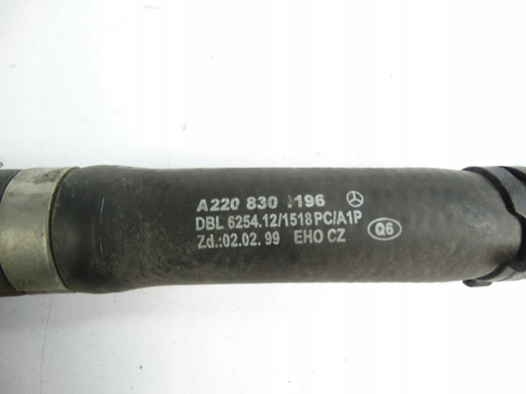 фото №2, Mercedes w220 пабтрубок  труба шланг воды электроклапан