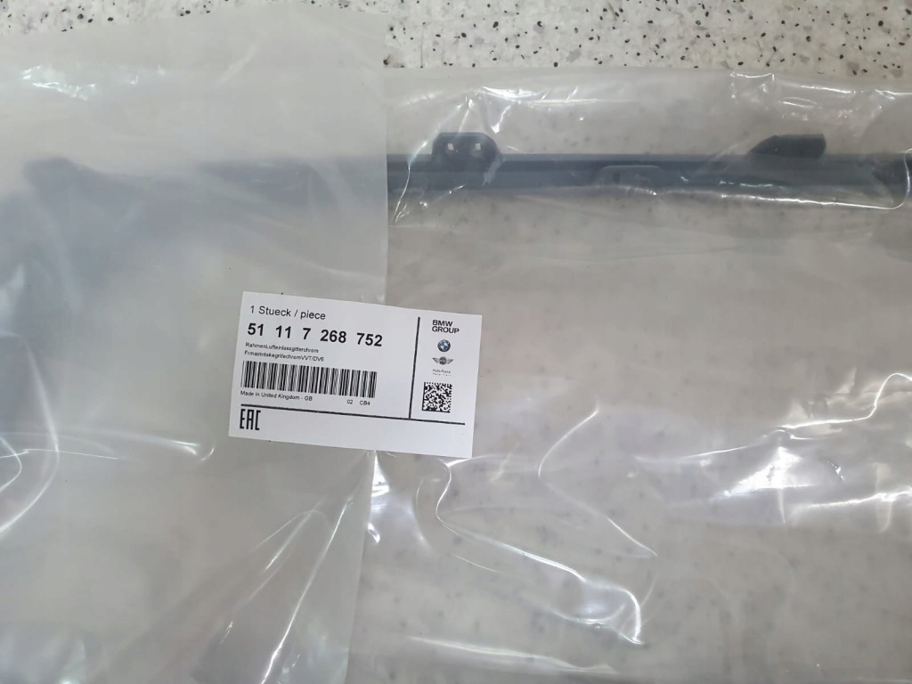 фото №4, Mini r55 r56 r57 lift r58 r59 бампер перед рамка