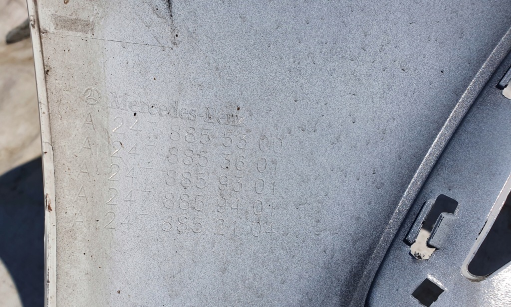 Mercedes b w247 18- бампер перед оригінал Оригінал