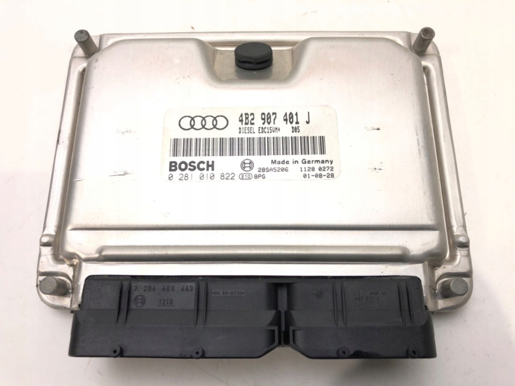 фото №1, Бортовой компьютер двигателя audi a6 c5 2.5tdi 4b2907401j