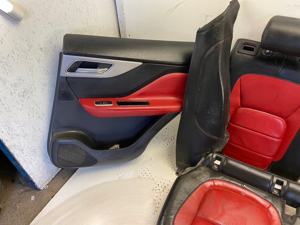 фото №5, Jaguar f-pace r-sport 16r сиденья заднее сиденье обшивки комплект uk