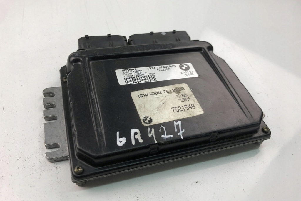 фото №4, Блок управляющий двигателя ecu mini cooper r50, r53 7520019 2002
