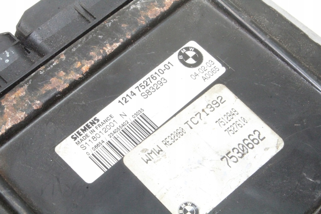 фото №3, Бортовой компьютер двигателя mini cooper r50, r53 7527610 2004