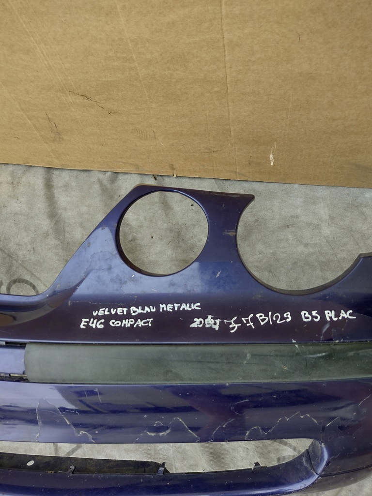 фото №6, Бампер перед bmw 3 e46 compact k: velvetblau