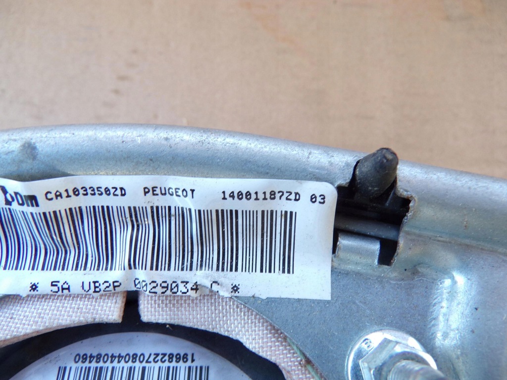 фото №10, Подушка подушка безопасности водителя peugeot expert ii