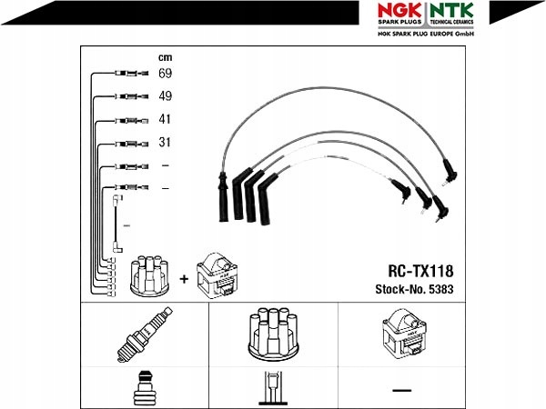 фото №2, Провода зажигания [ngk]