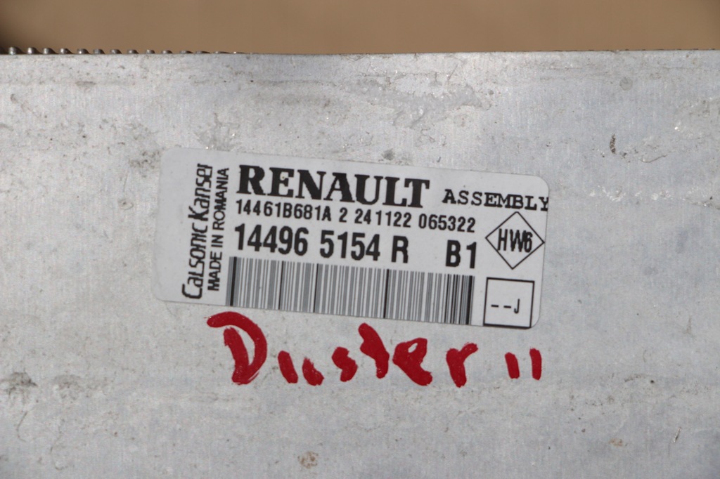 фото №6, Интеркулер dacia duster ii dokker logan sandero renault clio iv captur