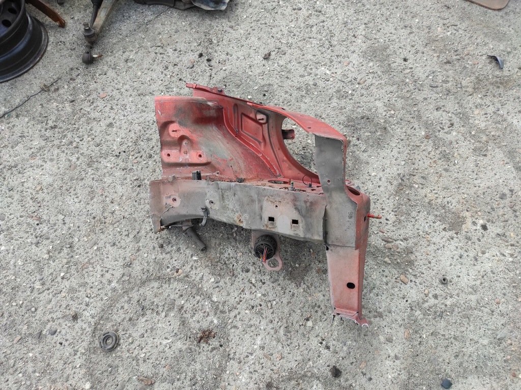фото №2, Peugeot 206 98- лонжерон рама підкрилок чверть лівий перед